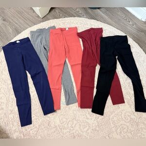 Old Navy Ribbed Girls Leggings - 6 pairs